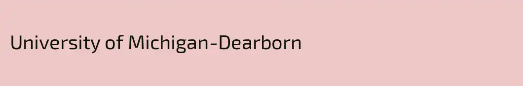 University of Michigan-Dearborn